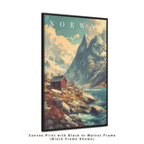 Norway Fjord Travel Print - Vacation Art Boutique