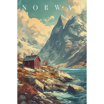 Norway Fjord Travel Print - Vacation Art Boutique
