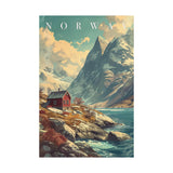 Norway Fjord Travel Print - Vacation Art Boutique