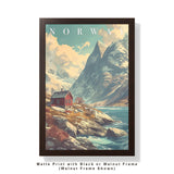 Norway Fjord Travel Print - Vacation Art Boutique