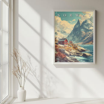 Norway Fjord Travel Print - Vacation Art Boutique