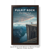 Norway Pulpit Rock Travel Print - Vacation Art Boutique