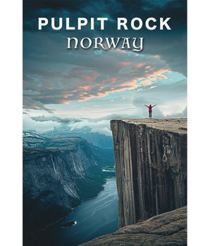 Norway Pulpit Rock Travel Print - Vacation Art Boutique