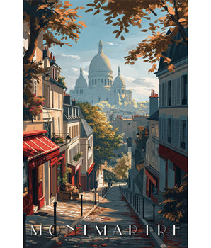 Paris Montmartre Basilica Sacré - Cœur Wall Art - Vacation Art Boutique