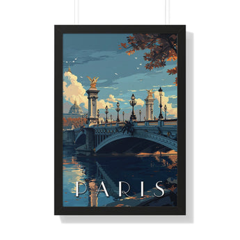 Paris Pont Alexandre III Travel Print - Vacation Art Boutique