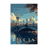 Paris Pont Alexandre III Travel Print - Vacation Art Boutique