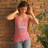 Paros Cyclades, Greece Women's Racerback Tank - Vacation Art Boutique