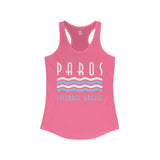 Paros Cyclades, Greece Women's Racerback Tank - Vacation Art Boutique