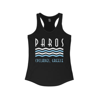 Paros Cyclades, Greece Women's Racerback Tank - Vacation Art Boutique