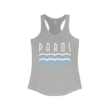 Paros Cyclades, Greece Women's Racerback Tank - Vacation Art Boutique