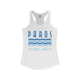 Paros Cyclades, Greece Women's Racerback Tank - Vacation Art Boutique