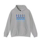 Paros Graphic Hoodie - Unisex Travel Sweatshirt for a Stylish Look - Vacation Art Boutique