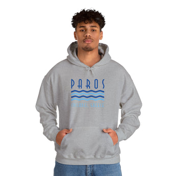 Paros Graphic Hoodie - Unisex Travel Sweatshirt for a Stylish Look - Vacation Art Boutique