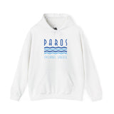 Paros Graphic Hoodie - Unisex Travel Sweatshirt for a Stylish Look - Vacation Art Boutique