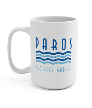 Paros Greece Coffee Mug - Vacation Art Boutique