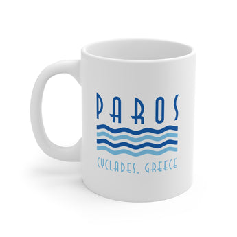 Paros Greece Coffee Mug - Vacation Art Boutique