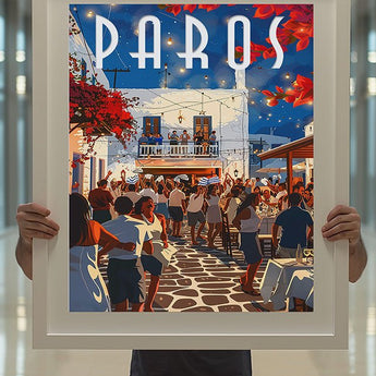 Paros Travel Print - Vacation Art Boutique