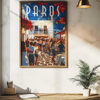 Paros Travel Print - Vacation Art Boutique