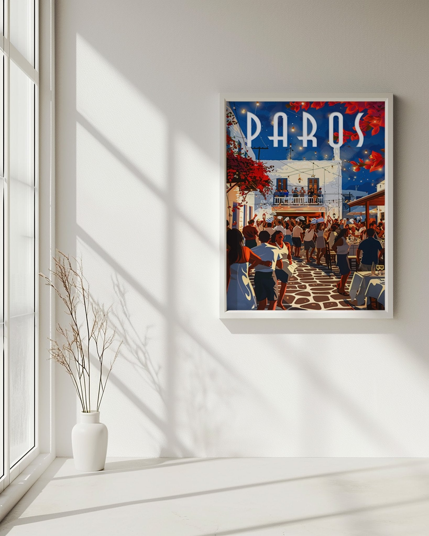 Paros Travel Print - Vacation Art Boutique