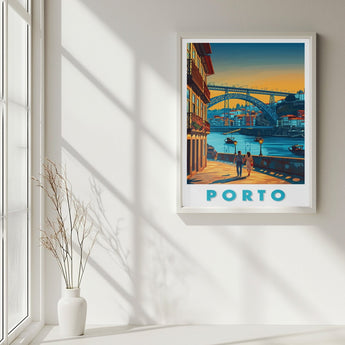 Porto Dom Luis I Bridge Travel Print - Vacation Art Boutique