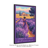 Provence Lavender Fields Travel Print - Vacation Art Boutique