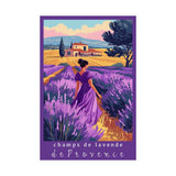 Provence Lavender Fields Travel Print - Vacation Art Boutique