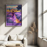 Provence Lavender Fields Travel Print - Vacation Art Boutique