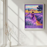 Provence Lavender Fields Travel Print - Vacation Art Boutique