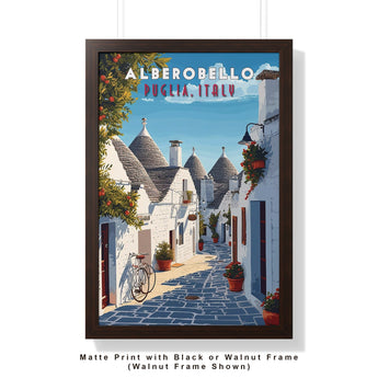 Puglia Alberobello Village Travel Print - Vacation Art Boutique