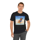 Resting Beach Face Vacation Tee - Vacation Art Boutique