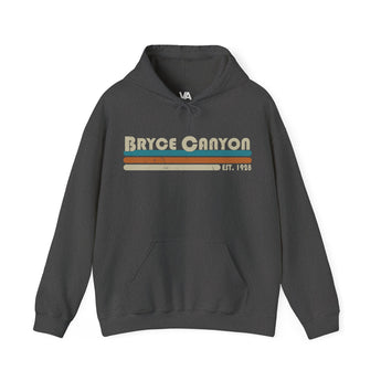 Retro Bryce Canyon National Park Travel Hoodie - Vacation Art Boutique