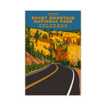 Rocky Mountain National Park Travel Wall Art - Vacation Art Boutique