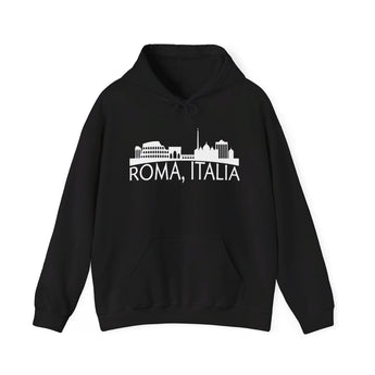 Roma Silhouette Skyline Unisex Hoodie - Vacation Art Boutique