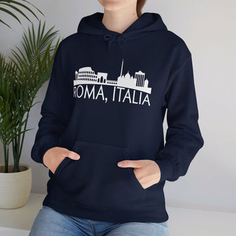 Roma Silhouette Skyline Unisex Hoodie - Vacation Art Boutique