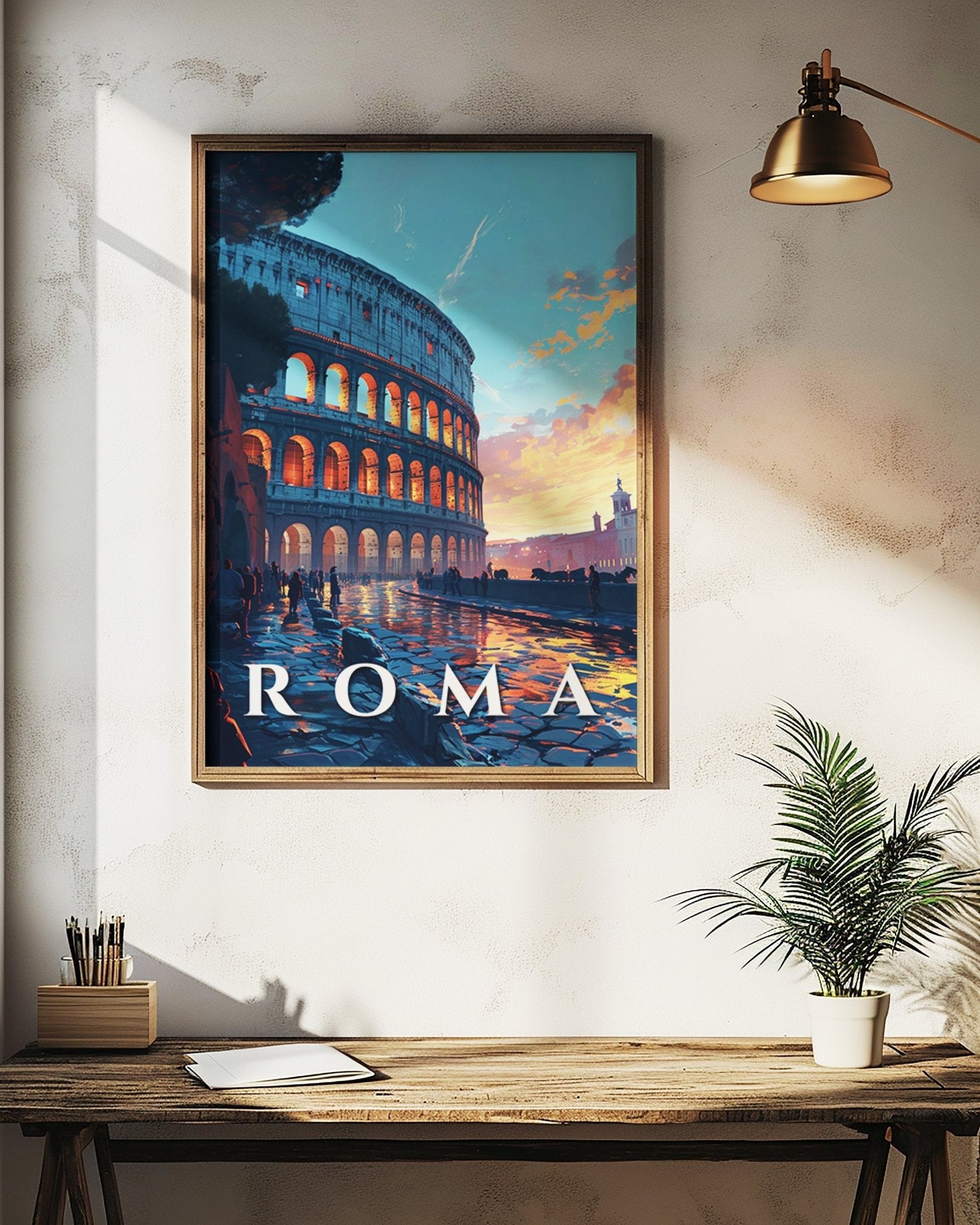 Rome Colosseum Travel Print - Vacation Art Boutique