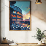 Rome Colosseum Travel Print - Vacation Art Boutique