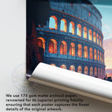 Rome Colosseum Travel Print - Vacation Art Boutique