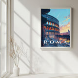 Rome Colosseum Travel Print - Vacation Art Boutique