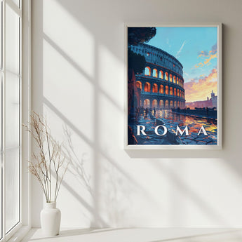 Rome Colosseum Travel Print - Vacation Art Boutique