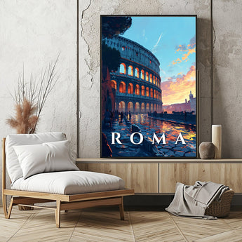 Rome Colosseum Travel Print - Vacation Art Boutique