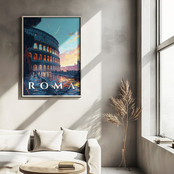 Rome Colosseum Travel Print - Vacation Art Boutique