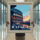 Rome Colosseum Travel Print - Vacation Art Boutique