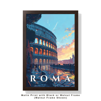 Rome Colosseum Travel Print - Vacation Art Boutique