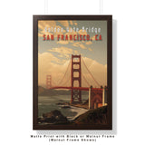 San Francisco Golden Gate Bridge Travel Print - Vacation Art Boutique