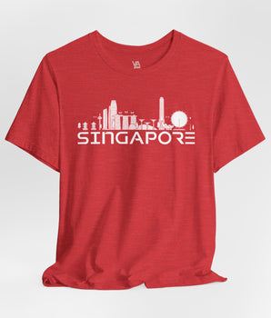 Singapore Skyline Vacation T-Shirt - Vacation Art Boutique