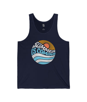 Summer Is Coming Unisex Jersey Tank - Vacation Art Boutique