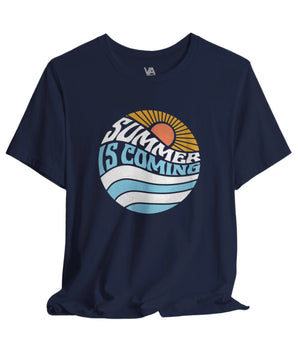 Summer Is Coming Unisex Vacation T-Shirt - Vacation Art Boutique
