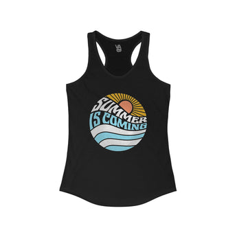 Summer Is Coming Women's Racerback Tank - Vacation Art Boutique