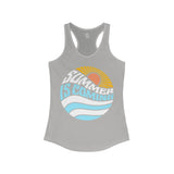 Summer Is Coming Women's Racerback Tank - Vacation Art Boutique