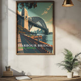 Sydney Harbor Bridge Travel Print - Vacation Art Boutique